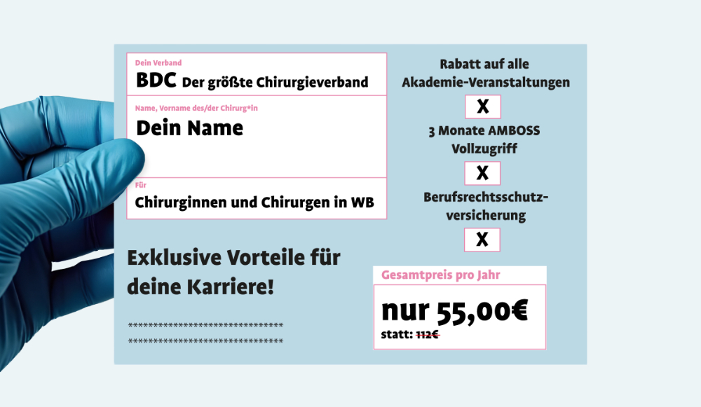 Aktion für Ärztinnen/Ärzte in Weiterbildung